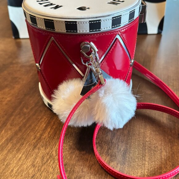 Kate Spade Oh What Fun 3D Toy Store Drum Clutch Satchel Crossbody Novelty NWT - Picture 10 of 10